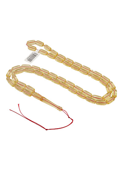 Generic Transparent Baltic Amber Rosary 51Beads 27g 7-14mm Prayer Beads