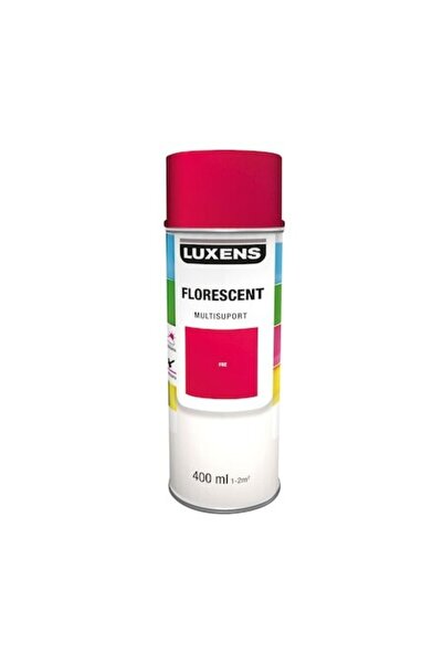 Luxens Флуоресцентна спрей боя, розова, матова, 400 мл
