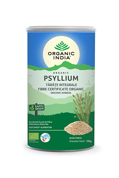 Organic India Tarate Integrale de Psyllium 100g