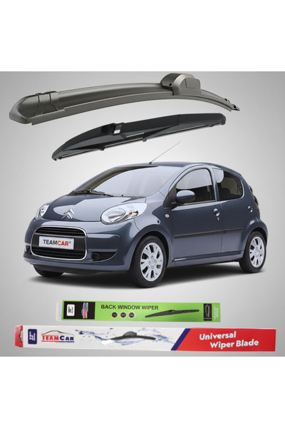TEAMCAR Citroen C1 Facelift 5-θυρο (2009-2012) Υαλοκαθαριστήρες |   Πλήρες Σετ