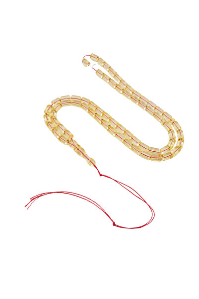 Generic Transparent Baltic Amber Rosary 66Beads 14.5g 5.5-8.5mm Prayer Beads