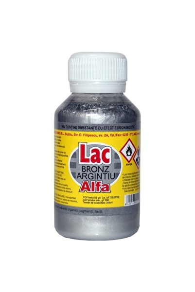 Alfa Mechim Silver bronze decorative metallic lacquer for wood, metal and wal...