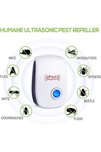 LAOBAN Ultrasonic Pest Repeller, Electronic Insects & Mosquito, Mouse, Cockro...