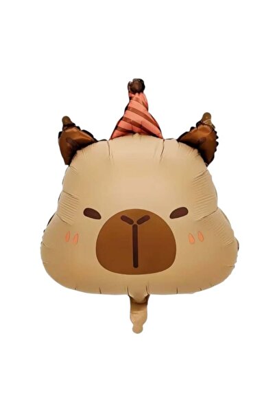 Adana Pasta Malzemeleri Kapibara Head Foil Balloon 0760 60X46 cm