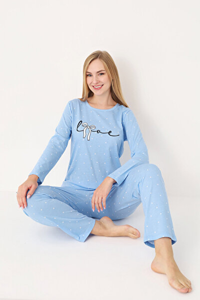 NBB طقم بيجامة بلو بوينتيل