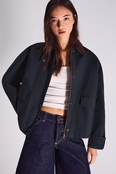 Bershka Kordonlu fitilli ceket