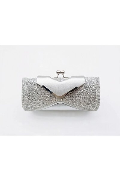 silora Crystal Embellished Evening Clutch Bag Can Be Worn in Hand or over the...