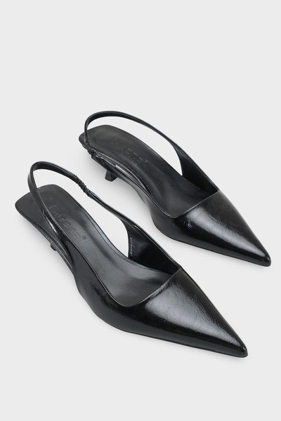 Capone Outfitters Lynett Pointed Toe Mid-Heeled Women's Shoes with Square Bac...