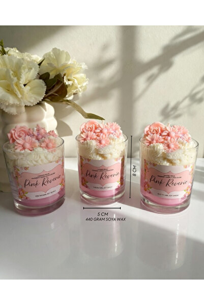 Laydora design Pink Reverie – Japon Kiraz Çiçeği Kokulu El Yapımı Tasarım Soy...