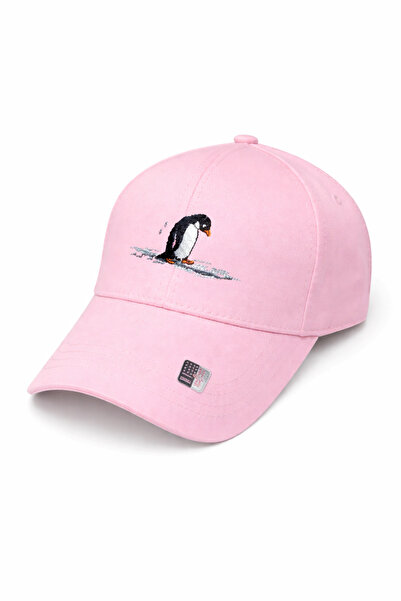ZERAMİNE Șapcă de baseball unisex roz cu broderie pinguin