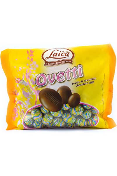 LAICA Milk Chocolate Italian Eggs – 1KG wave foil | Perfect for Easter & Cele...