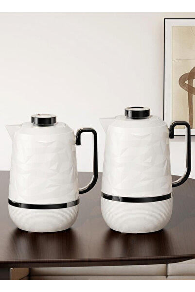 ALQANNAS Trumex Set of 2 for Tea and Coffee 1 Liter and 0.7 Liter, Original H...