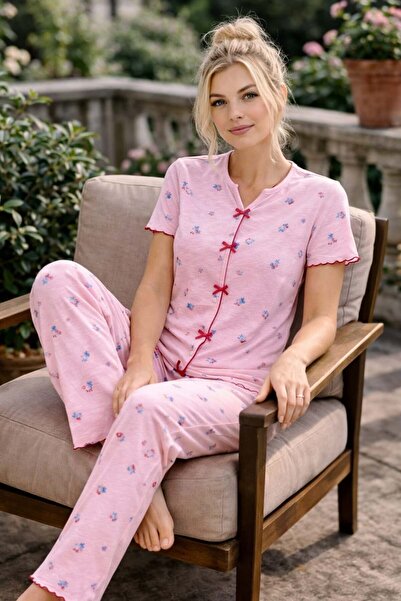 Pemilo Women's 01604 Short Sleeve Camisole Pajama Set