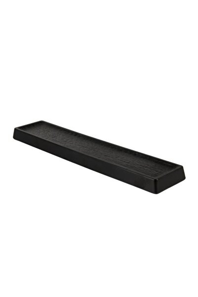 Globy Rectangular Presentation Plate Black 31.9×8.5×2.6 cm