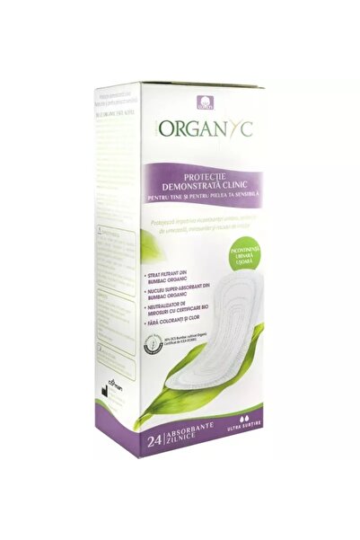 Corman Organyc Ultra thin incontinence pads, organic cotton, 24 pcs