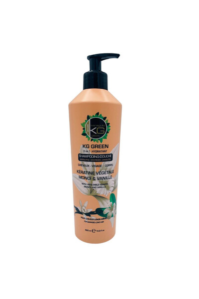 keragold pro Green 3 in 1 Hydrating Shower Shampoo 500 ml