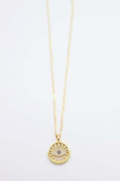 MENESSA Eye Necklace - Gold