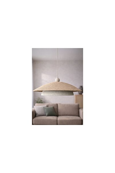 Vivense Handmade Wabi Sabi Karbon Beton Avize, Olivra