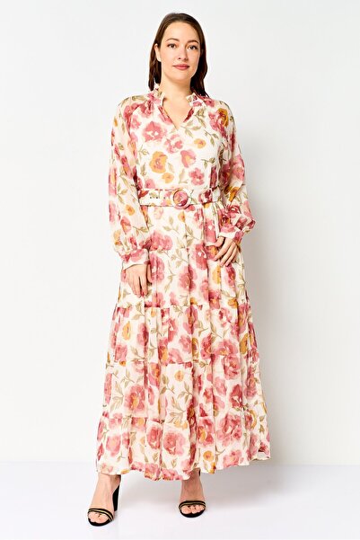JASON WU Women Floral Print Maxi Dress, Multicolor