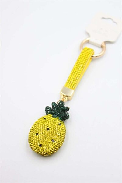 MENESSA Stony pineapple keychain - yellow