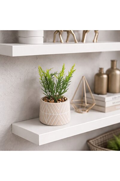 Koopman Plantă artificială decorativă de 16 cm într-o ghiveci ceramică gri cu...