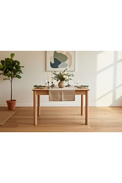 Vivense ELENA İSKANDİNAV MUTFAK MASASI, NATURAL, 80X120