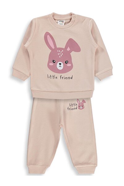 Civil Baby Rabbit Printed 6-18 Month Set - Powder