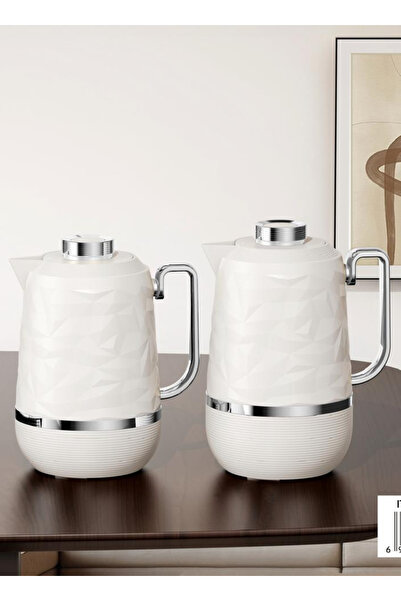 ALQANNAS Trumex Set of 2 for Tea and Coffee 1 Liter and 0.7 Liter, Original H...