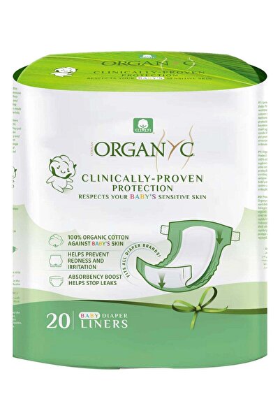 Organyc Absorbante organic din bumbac pentru scutece, 20 buc