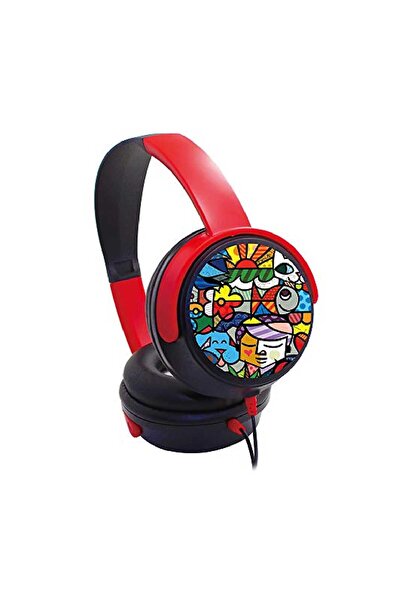 trands Over-Ear Foldable and Wired Kids Headset with 3.5mm Plug Microphone, H...