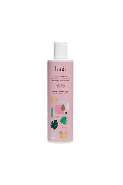 Hagi Cosmetics Set Bali Holiday Gel de duș + Balsam de corp hidratant, Parfum exotic tropical,