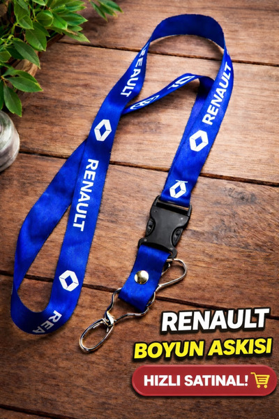 ASTUNİNG Name Tag Lanyard Reault Blue