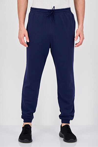 Reebok بنطال رياضي رجالي مناسب للتدريب، أزرق داكن