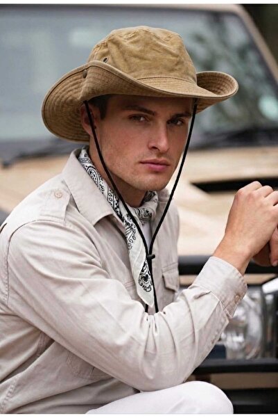 LAGRANZE قبعة نوماد سفاري للجنسين للحماية من الشمس في الهواء الطلق والتخييم و...