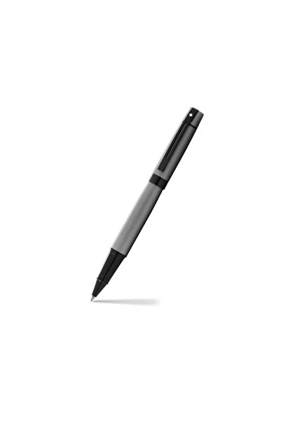 Sheaffer Pen 300 E9345 Matte Gray Lacquer With Polished Black Trims Rb