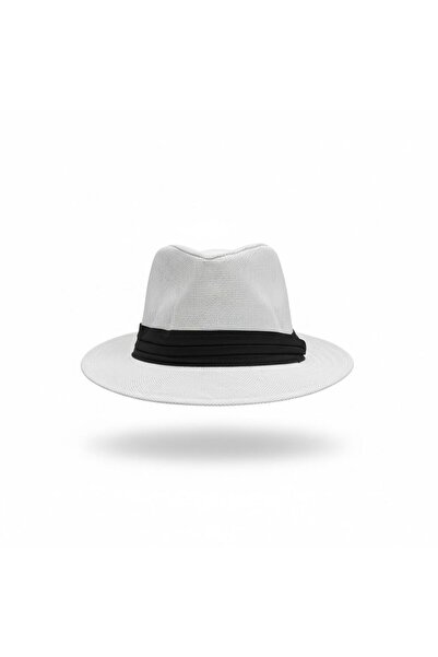 GİYU SHOP Unisex Geniş Kenarlı M.Jackson Fötr Şapka