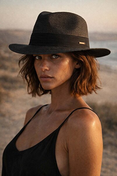 Külah Obalni panama šešir sa zatvaračem — letnji šešir od prirodne slame sa l...