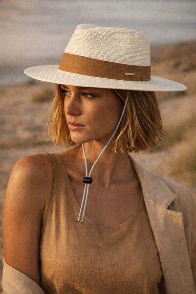 Külah Καπέλο Παναμά με κορδόνια Coastal Shade — Καλοκαιρινό καπέλο από φυσικό...