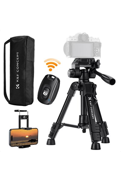 K&F CONCEPT Masaüstü Cep Telefonu Tripod (63cm)