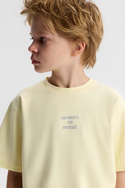 NK Boy's Turn T-Shirt 8-14 Years Yellow