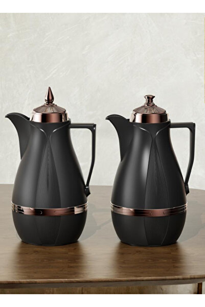 ALQANNAS طقم ترامس 2 حبة لشاي والقهوة سعة 1 لتر للمقاسين | جودة عالية تحفظ ال...