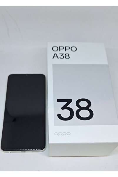 OPPO A38 Mobile Phone, Dual SIM, 128 GB, 4 GB RAM, 4G, Glowing Gold/telefon e...