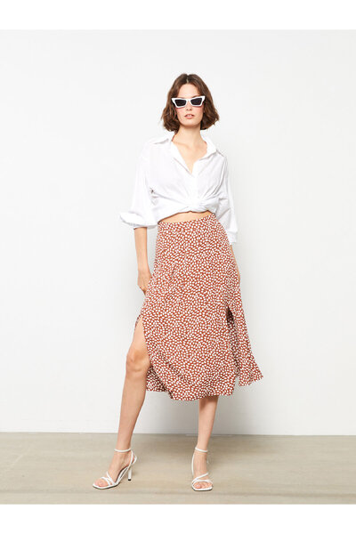 LC Waikiki Γυναικεία φούστα Viscose με σχέδιο