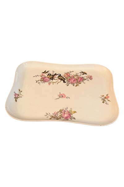 Fransız Limoges Porcelain Presentation Plate 22X17 cm