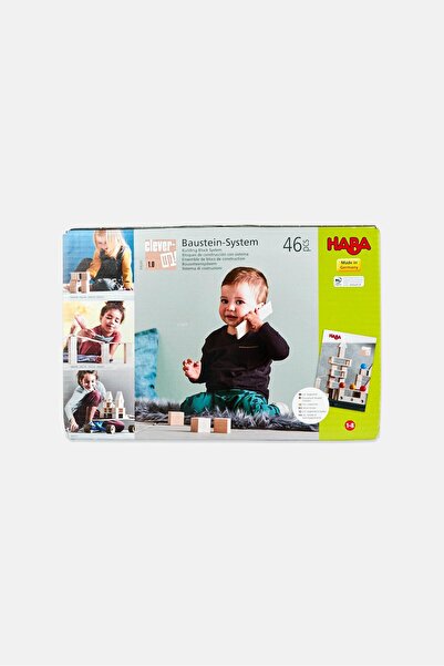 Haba 46 Pcs Clever Up Wooded Building Blocks System