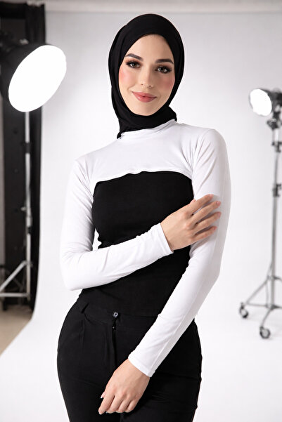 Ales Moda Balıkçıyaka Long Sleeve Neck Gaiter White