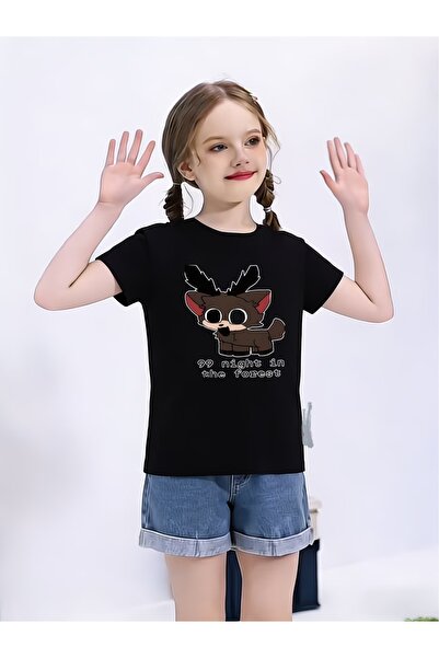 PixelWear 99 Nights in the Forest Kids Unisex Oversize T-Shirt