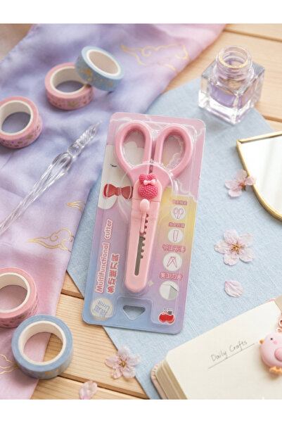 Dörtel Tedarik Foarfece pentru studenți Rabbit + Mini cuțit utilitar