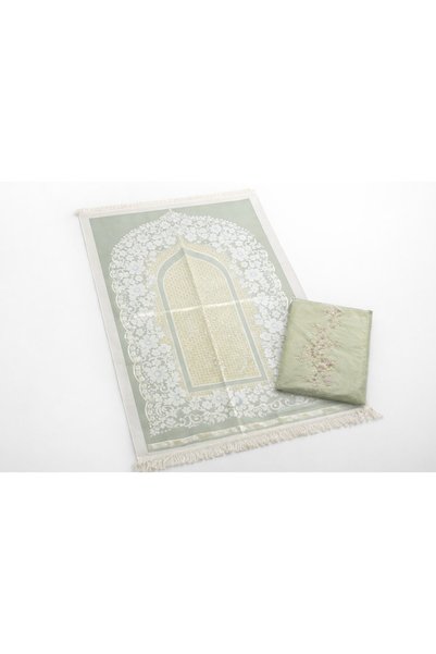 NO BRAND "Divine Serenity" Premium Prayer Set – Complete 2-Piece Ensemble (Prayer Dress + Mat)