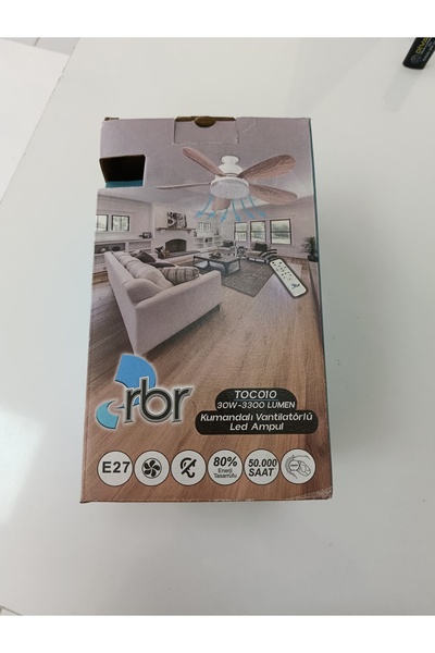 RBR Kumandalı vantilatörlü LED ampul